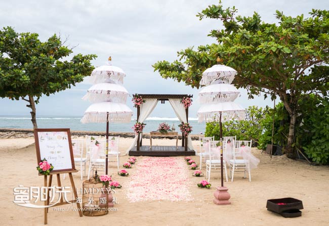 肉桂沙滩婚礼 巴厘岛