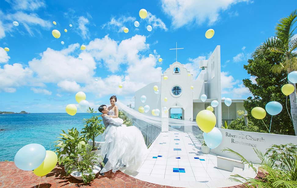 RIBERA|冲绳丽贝拉(海之心)教堂婚礼|巴厘岛婚礼|海外婚礼|蜜月时光